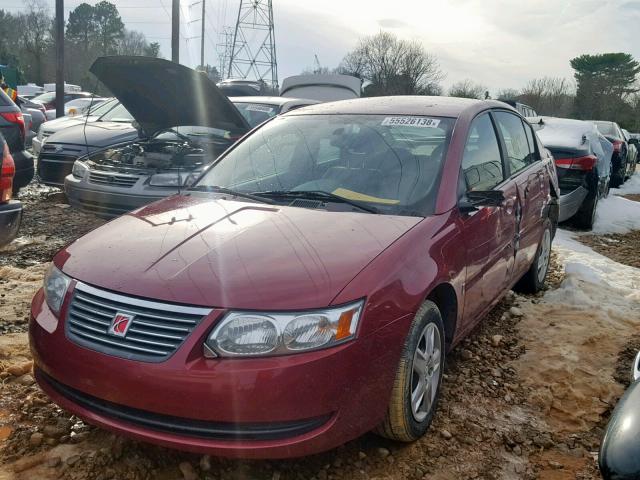 1G8AJ55F07Z178311 - 2007 SATURN ION LEVEL BURGUNDY photo 2