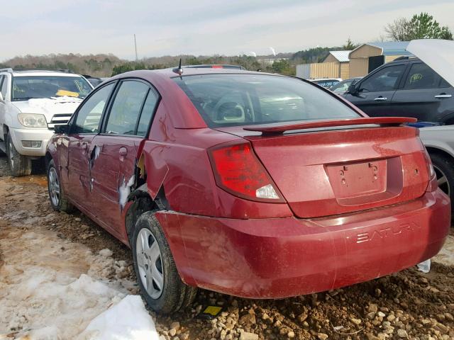 1G8AJ55F07Z178311 - 2007 SATURN ION LEVEL BURGUNDY photo 3
