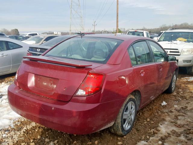 1G8AJ55F07Z178311 - 2007 SATURN ION LEVEL BURGUNDY photo 4