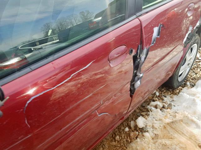 1G8AJ55F07Z178311 - 2007 SATURN ION LEVEL BURGUNDY photo 9