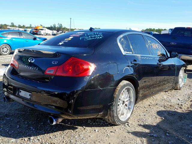 JN1CV6AP4BM303424 - 2011 INFINITI G37 BASE BLACK photo 4