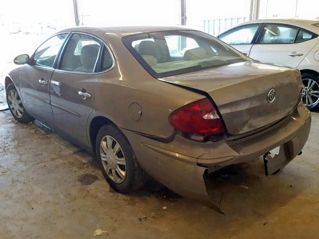 2G4WC582371131082 - 2007 BUICK LACROSSE C GOLD photo 3