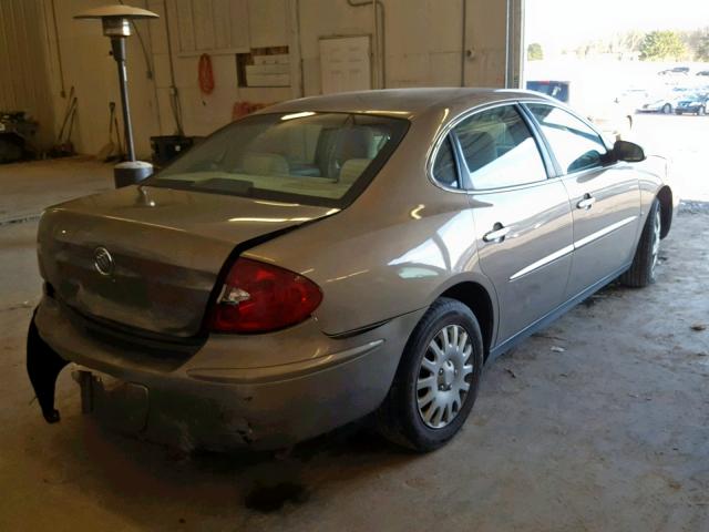 2G4WC582371131082 - 2007 BUICK LACROSSE C GOLD photo 4