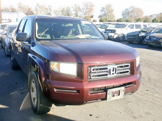 2HJYK16227H544805 - 2007 HONDA RIDGELINE PURPLE photo 1