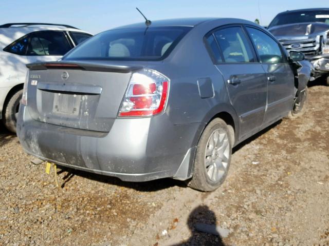 3N1AB6AP4CL766045 - 2012 NISSAN SENTRA 2.0 CHARCOAL photo 4