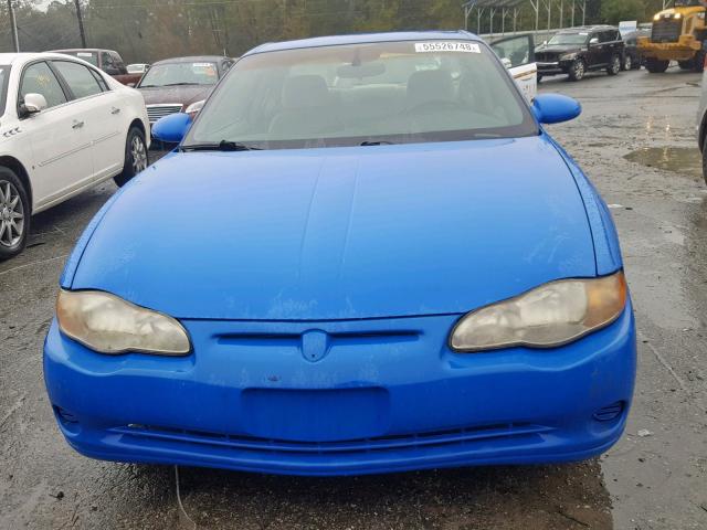 2G1WW12E7Y9223511 - 2000 CHEVROLET MONTE CARL BLUE photo 9