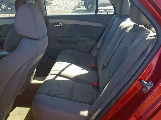 1G1ZC5E07CF304327 - 2012 CHEVROLET MALIBU 1LT 红色 照片 6
