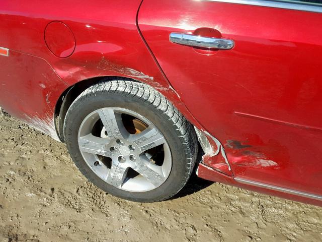 1G1ZC5E07CF304327 - 2012 CHEVROLET MALIBU 1LT 红色 照片 9