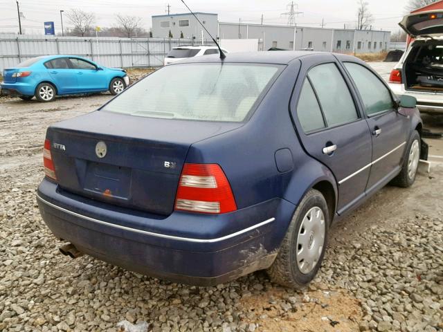 3VWSE69M94M076190 - 2004 VOLKSWAGEN JETTA GLS BLUE photo 4