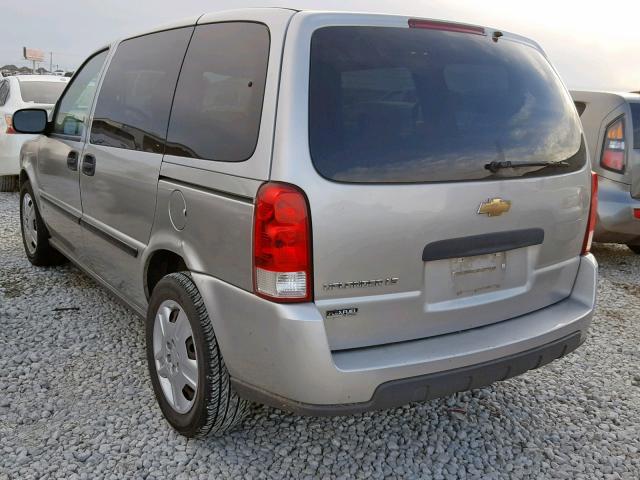 1GNDU23W28D180160 - 2008 CHEVROLET UPLANDER L Gümüş foto 3