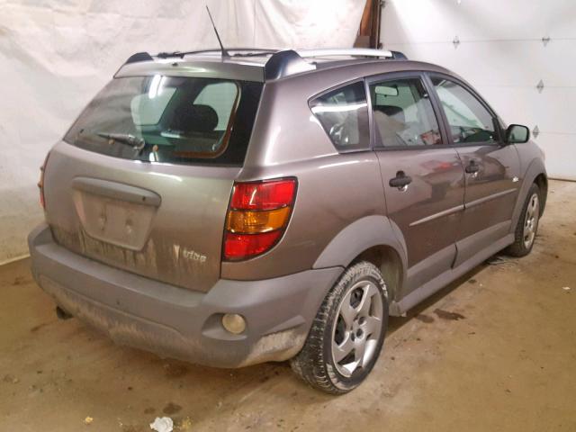 5Y2SL62874Z405800 - 2004 PONTIAC VIBE GRAY photo 4