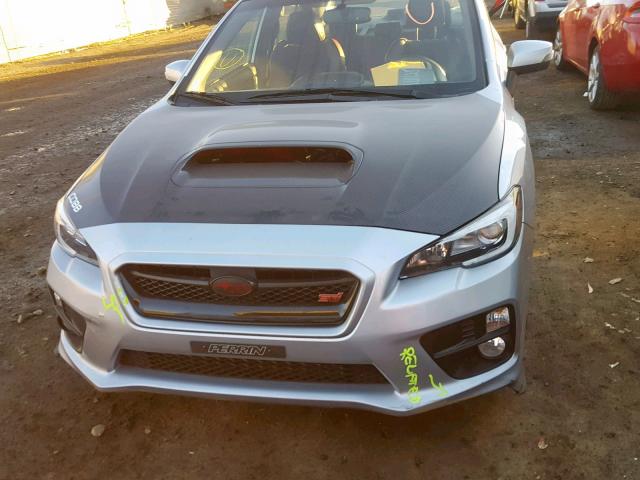 JF1VA2V62G9832785 - 2016 SUBARU WRX STI SILVER photo 9