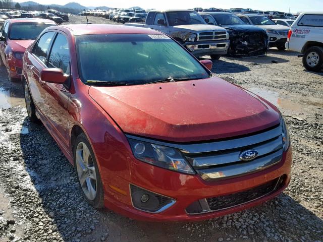 3FAHP0KC2BR306096 - 2011 FORD FUSION SPO RED photo 1