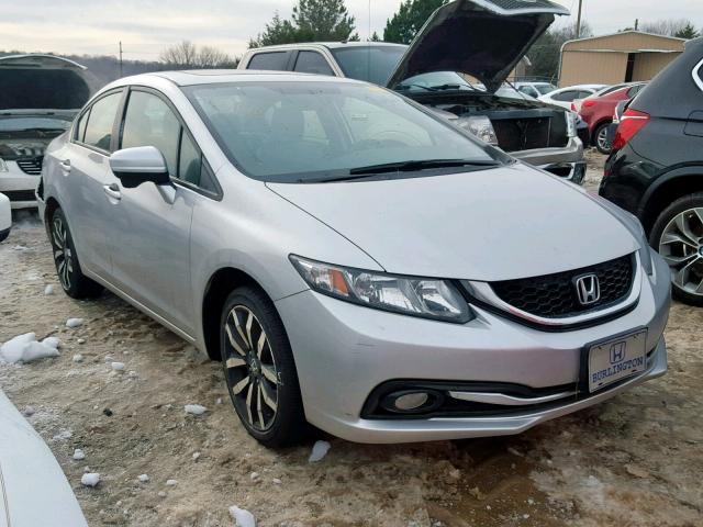 19XFB2F97EE083110 - 2014 HONDA CIVIC EXL SILVER photo 1