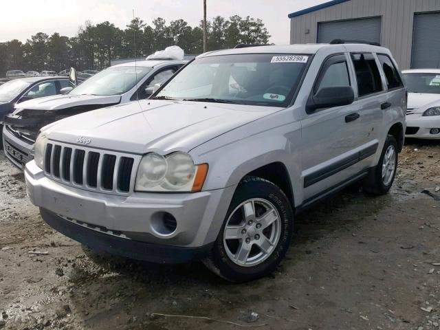 1J4HS48N66C302298 - 2006 JEEP GRAND CHER SILVER photo 2