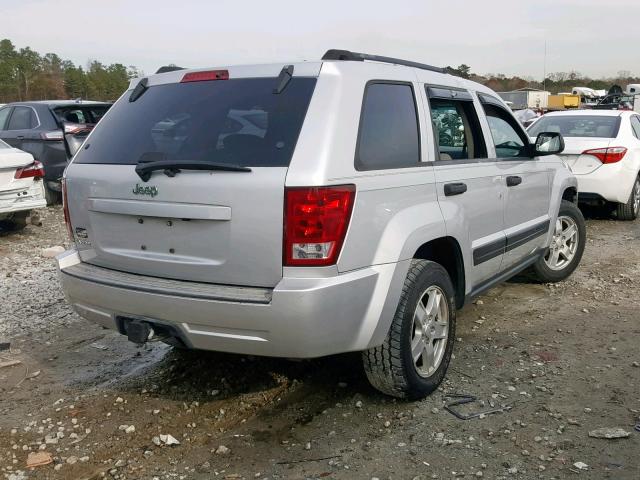 1J4HS48N66C302298 - 2006 JEEP GRAND CHER SILVER photo 4