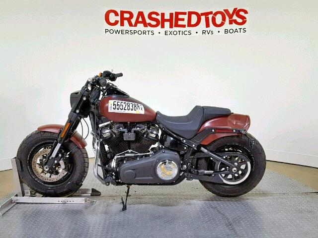 1HD1YKJ10JC019212 - 2018 HARLEY-DAVIDSON FXFB FAT B BURGUNDY photo 5