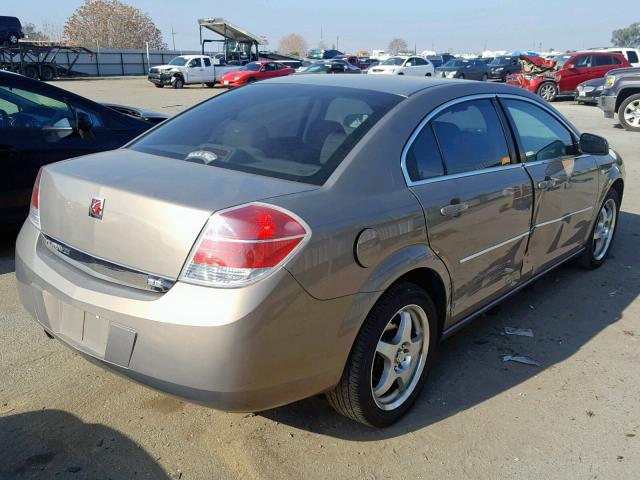 1G8ZS57N88F132538 - 2008 SATURN AURA XE BEIGE photo 4