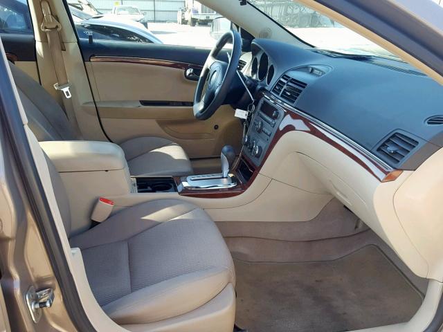 1G8ZS57N88F132538 - 2008 SATURN AURA XE BEIGE photo 5