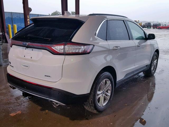 2FMPK3J82JBB61489 - 2018 FORD EDGE SEL WHITE photo 4