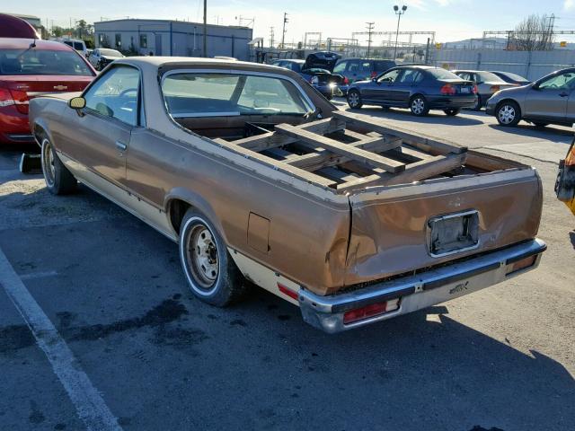 1GCCW80A7BZ413969 - 1981 CHEVROLET EL CAMINO TWO TONE photo 3