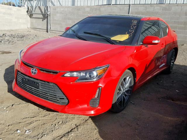 JTKJF5C74FJ009482 - 2015 TOYOTA SCION TC წითელი ფოტო 2