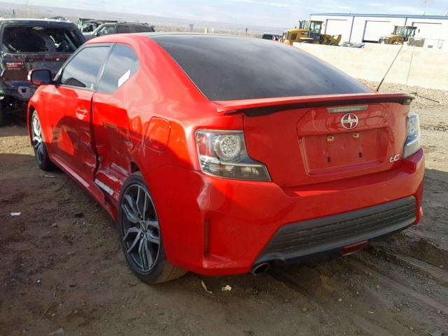 JTKJF5C74FJ009482 - 2015 TOYOTA SCION TC წითელი ფოტო 3