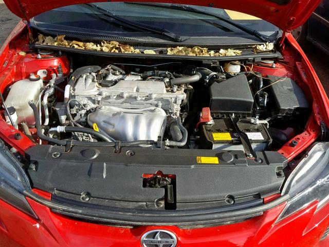 JTKJF5C74FJ009482 - 2015 TOYOTA SCION TC წითელი ფოტო 7