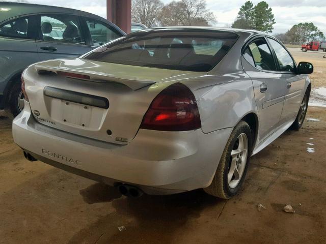 2G2WR524941192336 - 2004 PONTIAC GRAND PRIX SILVER photo 4