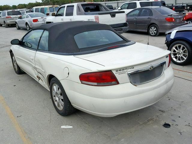 1C3EL75RX5N621970 - 2005 CHRYSLER SEBRING GT WHITE photo 3