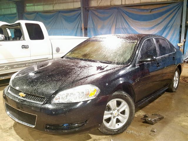 2G1WA5E38E1165564 - 2014 CHEVROLET IMPALA LIM BLACK photo 2