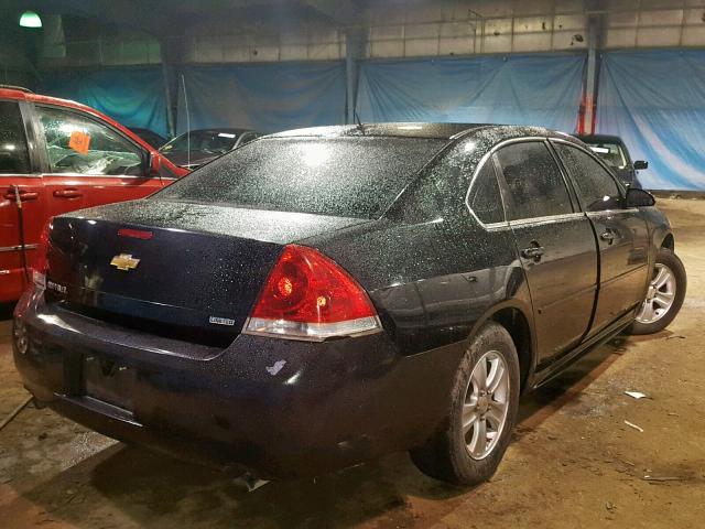 2G1WA5E38E1165564 - 2014 CHEVROLET IMPALA LIM BLACK photo 4