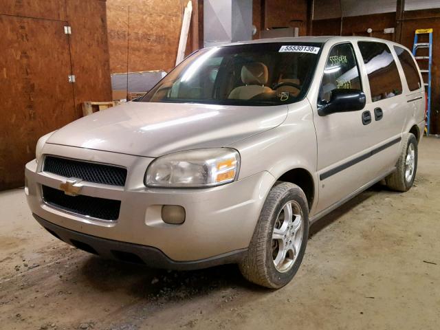 1GNDV23157D166723 - 2007 CHEVROLET UPLANDER L თაფლისფერი ფოტო 2