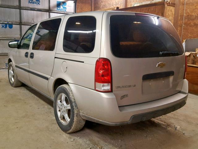 1GNDV23157D166723 - 2007 CHEVROLET UPLANDER L თაფლისფერი ფოტო 3