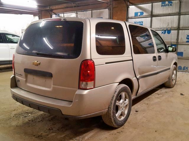 1GNDV23157D166723 - 2007 CHEVROLET UPLANDER L თაფლისფერი ფოტო 4