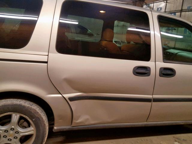 1GNDV23157D166723 - 2007 CHEVROLET UPLANDER L თაფლისფერი ფოტო 9