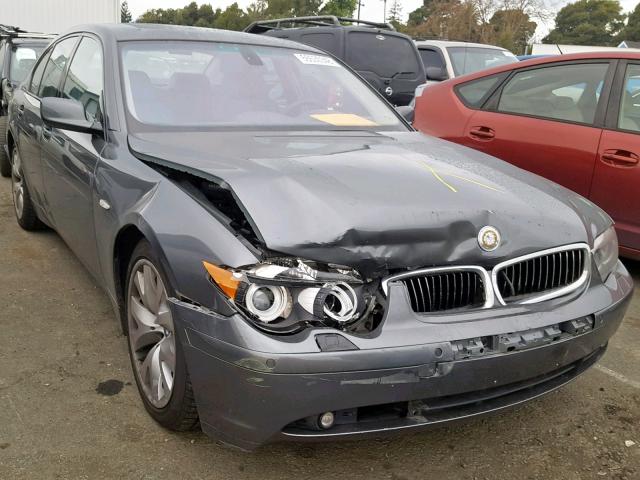 WBAGL63524DP73872 - 2004 BMW 745 I GRAY photo 1