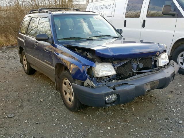 JF1SF63591H734498 - 2001 SUBARU FORESTER L BLUE photo 1