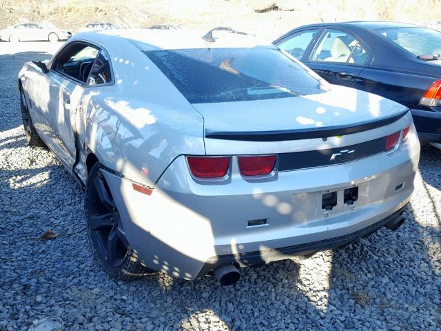 2G1FA1EV5A9174731 - 2010 CHEVROLET CAMARO LS SILVER photo 3