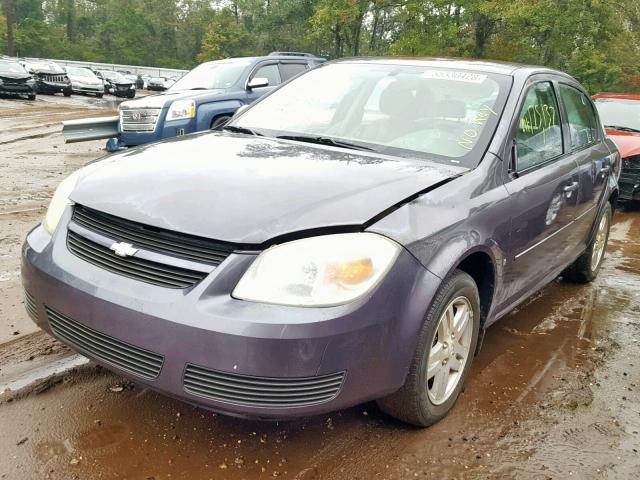 1G1AL55F167688413 - 2006 CHEVROLET COBALT LT BLACK photo 2