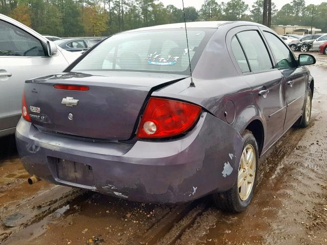 1G1AL55F167688413 - 2006 CHEVROLET COBALT LT BLACK photo 4