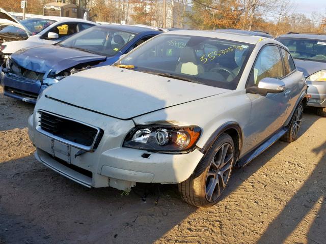 YV1672MK5A2176507 - 2010 VOLVO C30 T5 SILVER photo 2