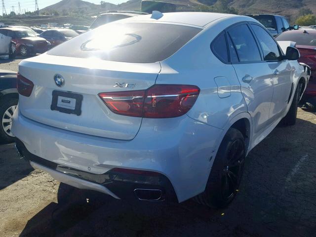 5UXKU2C56H0N84575 - 2017 BMW X6 XDRIVE3 WHITE photo 4