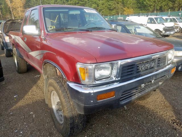 JT4VN13G4K0008126 - 1989 TOYOTA PICKUP 1/2 RED photo 1