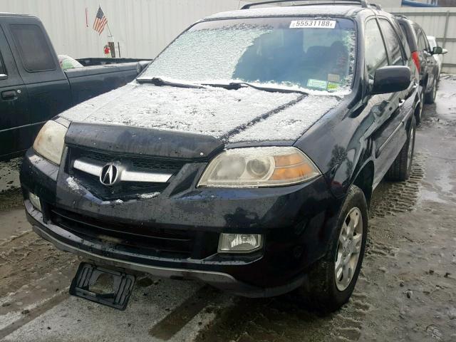 2HNYD18724H509078 - 2004 ACURA MDX TOURIN BLACK photo 2