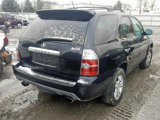 2HNYD18724H509078 - 2004 ACURA MDX TOURIN BLACK photo 4