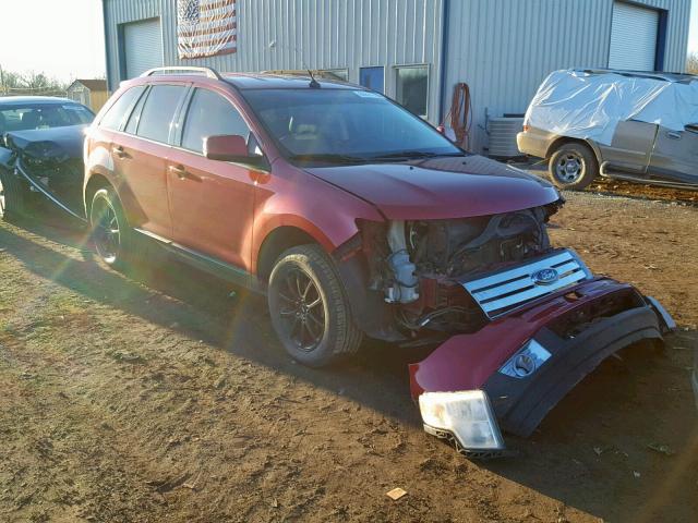 2FMDK48C88BB26419 - 2008 FORD EDGE SEL RED photo 1