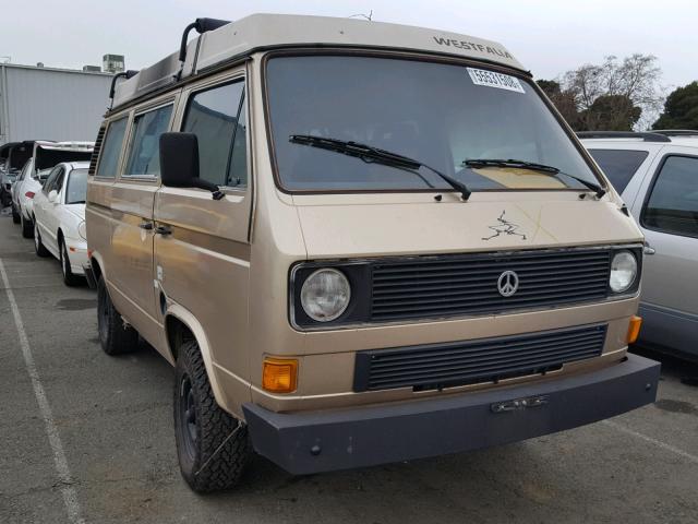 WV2ZB0259FH056864 - 1985 VOLKSWAGEN VANAGON CA GOLD photo 1