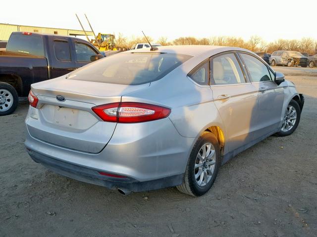 3FA6P0G73GR280036 - 2016 FORD FUSION S SILVER photo 4