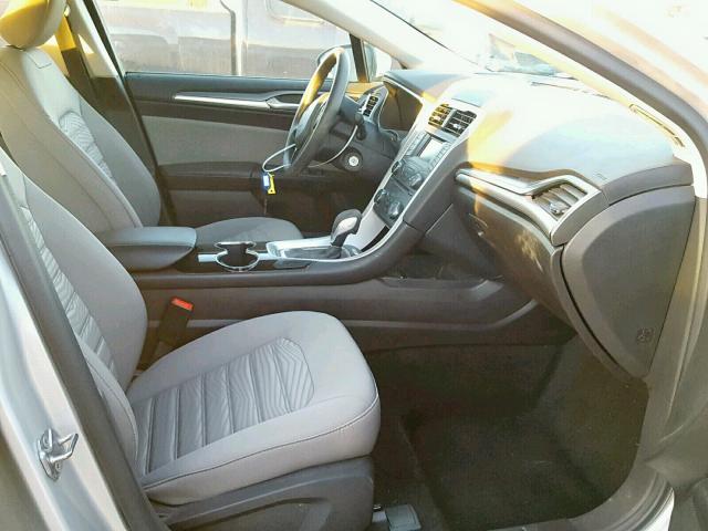 3FA6P0G73GR280036 - 2016 FORD FUSION S SILVER photo 5